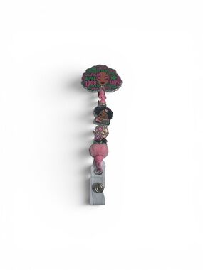 Alpha Kappa Alpha Pink & Green Badge Reel